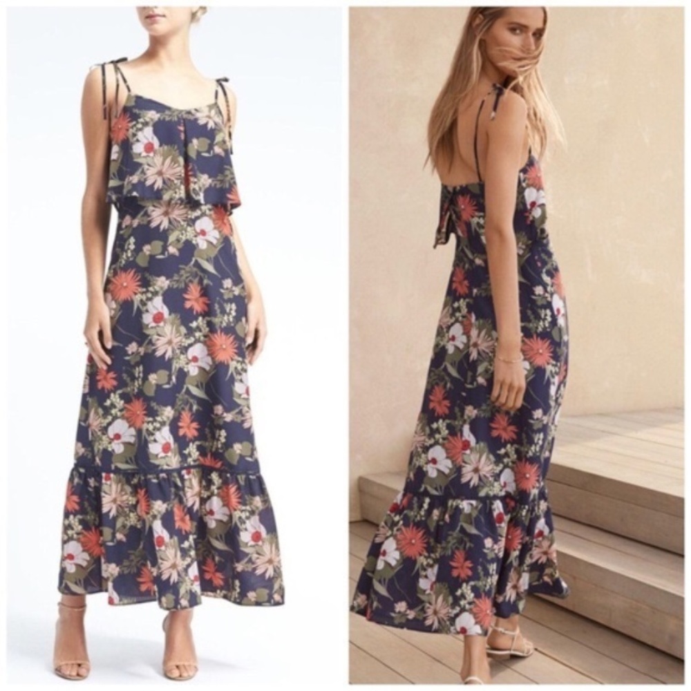 Banana Republic floral Maxi Dress